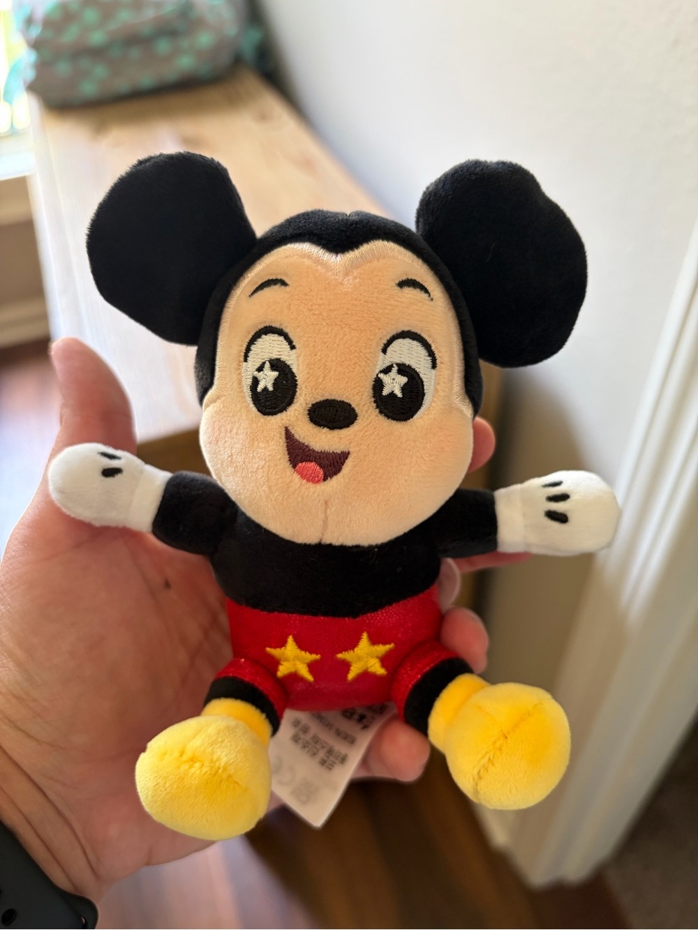 Disney Black, Red & Yellow Mickey Mouse Plush